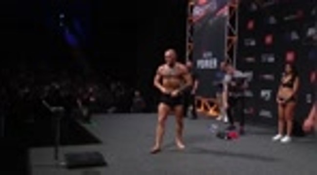 McGregor and Poirier weigh in ahead of UFC rematch