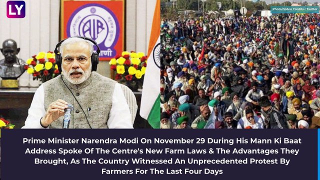 PM Narendra Modi Defends Farm Laws In Mann Ki Baat Address; Farmers Reject Amit Shahs Offer To Talk, Move To Burari Ground