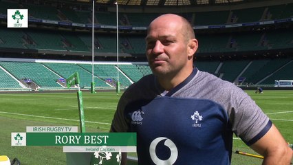Rory Best - Captain's Run At Twickenham