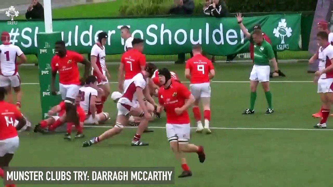 Munster U18 Clubs v Ulster U18 Clubs: 2019 IRFU U18 Men's Interprovincial Festival