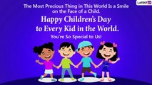Happy Childrens Day 2020 Greetings, WhatsApp Messages, HD Images and Wishes to Celebrate Bal Diwas