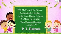 Childrens Day 2020 Quotes: WhatsApp Messages, Greetings and Images to Send Bal Diwas Wishes
