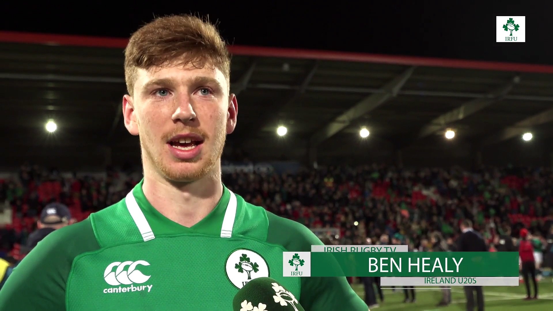 Irish Rugby TV Ben Healy Post-Match Interview
