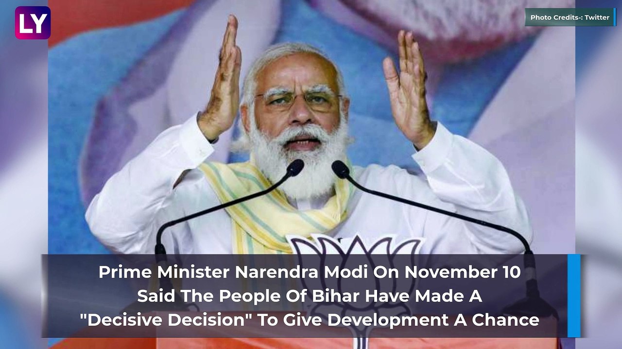 Bihar Election Results 2020 Reactions: PM Naren...