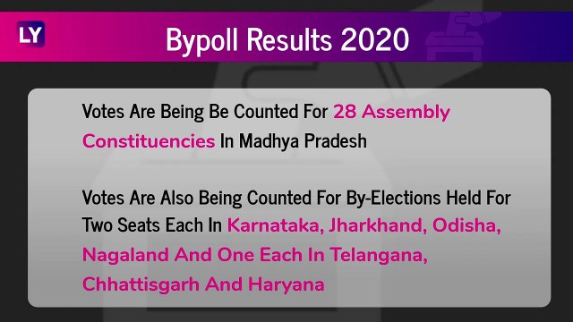 Bypoll Results 2020 Trends As On 1 PM In Madhya Pradesh, Uttar Pradesh, Gujarat, Jharkhand, Manipur, Karnataka & Telangana