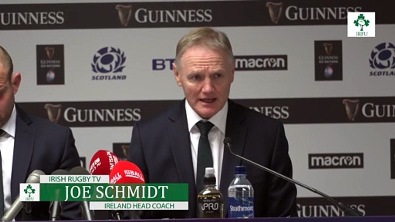 Joe Schmidt Post Match Press Conference
