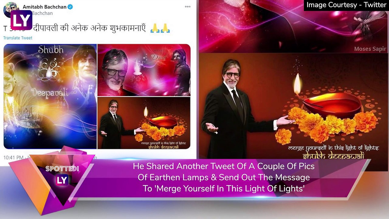 Amitabh Bachchan Wishes Happy Diwali With Throwback Photo With Jaya & Shweta; Bhumi Pednekar Goes Green This Deepavali; Ekta Kapoors Diwali Party & More