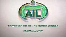 #AILWomensTry of the Month Winner: November 2018