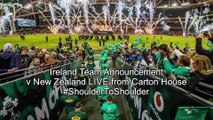 Irish Rugby TV: Ireland Team Announcement Press Conference