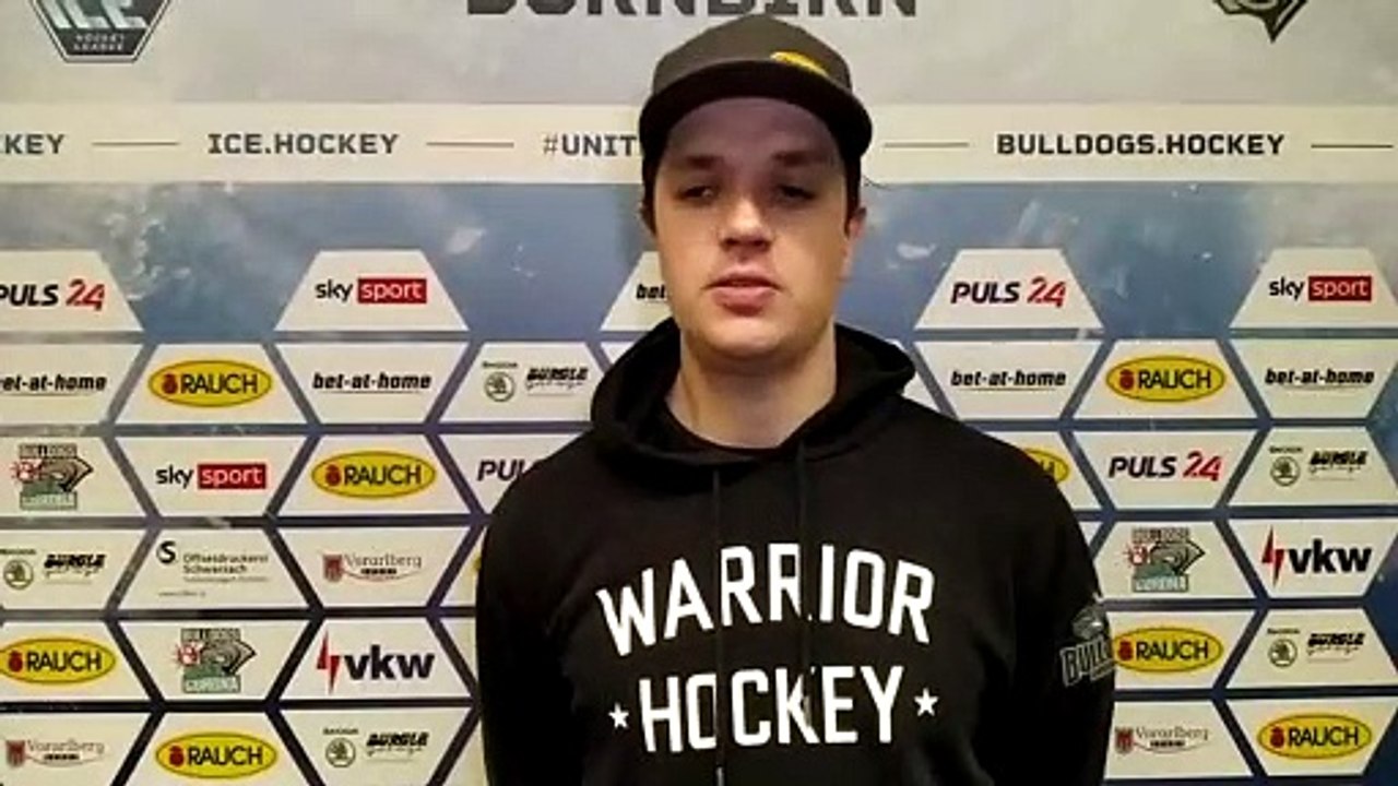 Daniel Woger nach dem Spiel gegen Wien
