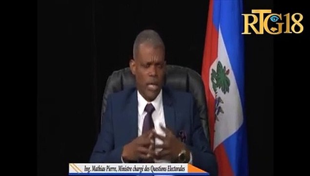 Minis Mathias Pierre fè konnen tout dispozisyon pran pou fè eleksyon nan peyi a