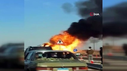 Mısır'da tüpgaz yüklü kamyon patladı