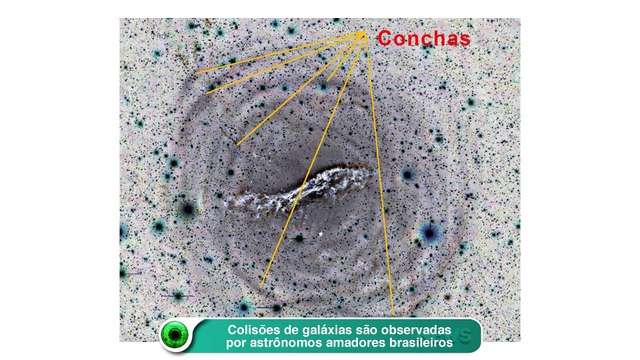 Colisões de galáxias são observadas por astrônomos amadores brasileiros