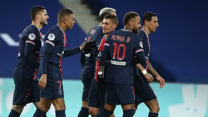 Скачать видео: PSG-MHSC : Mauricio Pochettino juge l'option des 4 fantastiques