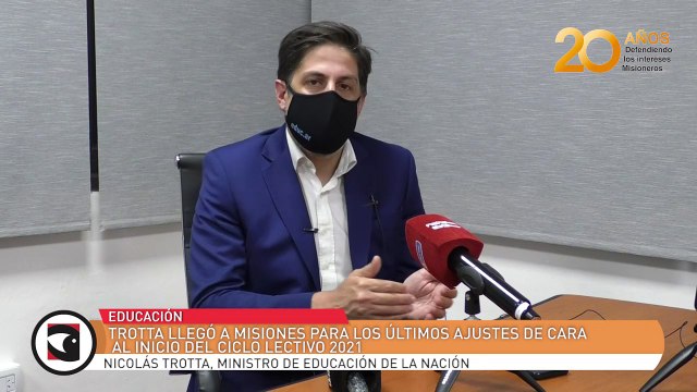 Trotta llegó a Misiones para los últimos ajustes de cara al inicio del ciclo lectivo 2021