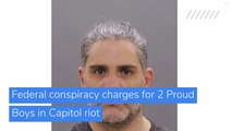Federal conspiracy charges for 2 Proud Boys in Capitol riot, and other top stories in US news from January 31, 2021.
