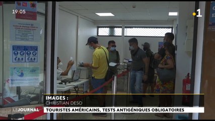 Touristes américains, tests antigéniques obligatoires