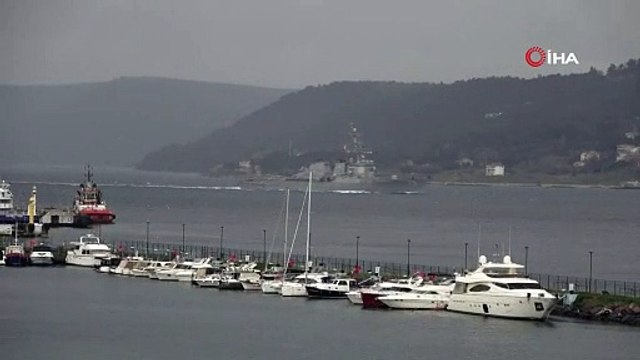 ‘USS Donald Cook’ savaş gemisi Çanakkale Boğazı'ndan geçti