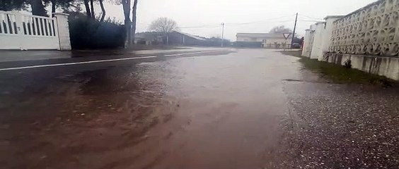 Fortes pluies en Gironde, samedi 23 janvier 2021