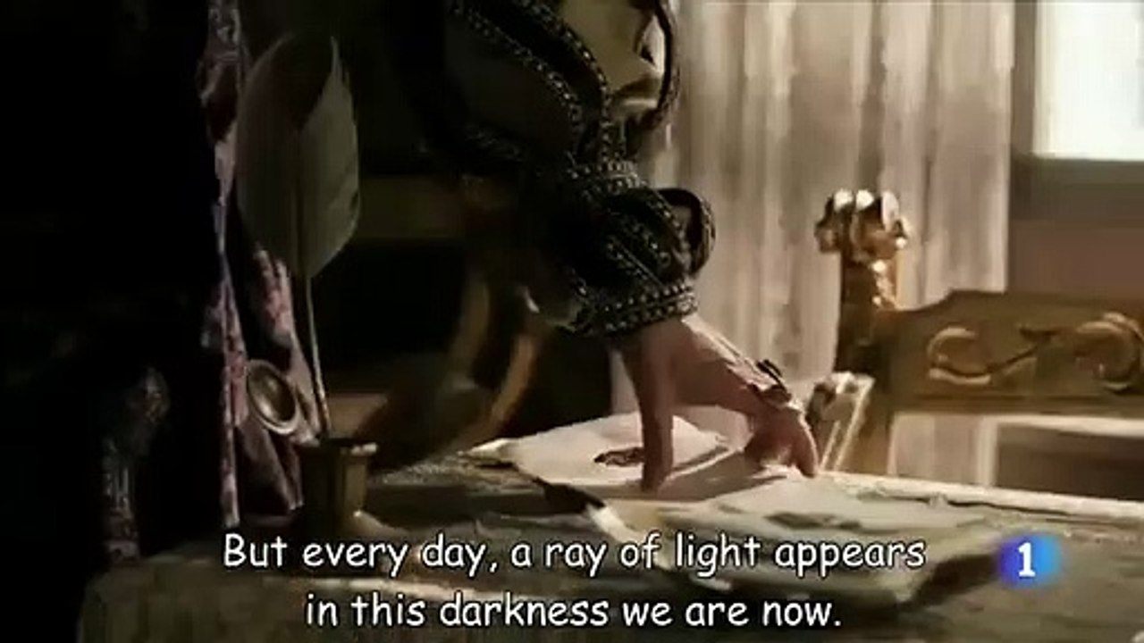 Marguerite of France negotiates with Charles V (Carlos, rey emperador)