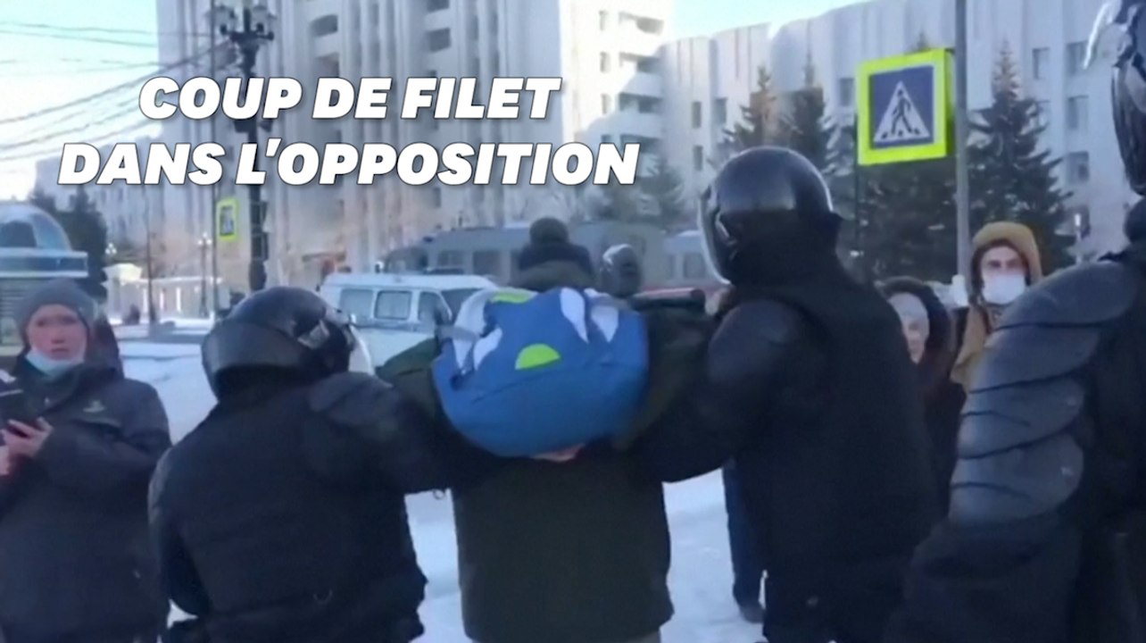 En Russie, les manifestants pro-Navalny arrêtés à tour de bras par la police