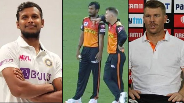 #DavidWarner Praises Sunrisers Hyderabad Teammate Natarajan Achievement Durig Australia Tour