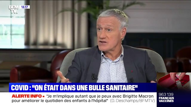 Didier Deschamps: On a eu certains cas [de Covid-19] alors qu’on était dans une bulle sanitaire à Clairefontaine