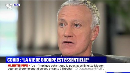 Didier Deschamps: "Il ne se passe pas un déjeuner sans qu'à la table du staff on ne parle du Covid, ça impacte énormément"