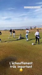 Rayane Bensetti et Denitsa Ikonomova à Marrakech le 22 janvier 2021.