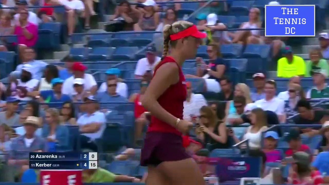 Victoria Azarenka v. Angelique Kerber | 2015 USO R3 Highlights