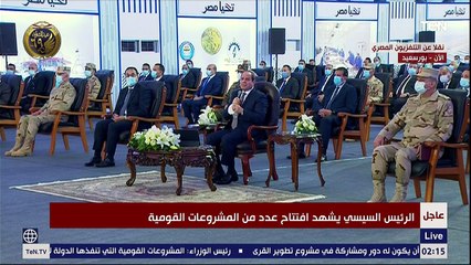 السيسي: وزير الري مغلبني في المياه ونعمل ليه كل اللي عايزه لانه راجل أمين وحريص