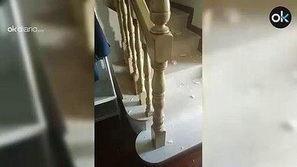 El terremoto de Granada deja una casa completamente "rajada": "La gente en la calle, uno llorando, otro sangrando..."