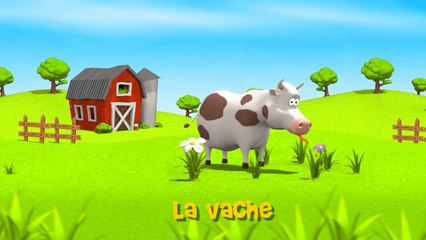 Apprendre les animaux de la ferme - Français