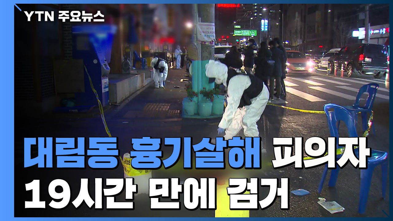 '서울 대림동 골목길 흉기 살해' 피의자 19시간 만에 검거 / YTN