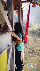 Pooja Sharma  Bunjee jumping ❣️