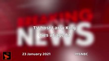 Breaking | TV host Larry King dies at age 87  23 January 2021