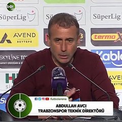 Abdullah Avcı: "Oyuncu grubumdan çok memnunum"