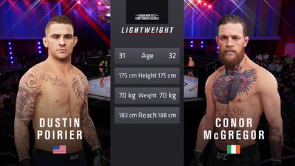 UFC 257 - Poirier vs. McGregor II - Lightweight Main Event - CPU Prediction