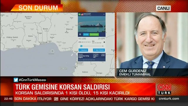 Emekli Tümamiral Cem Gürdeniz: Dünyada deniz haydutluğunun olduğu en tehlikeli alan