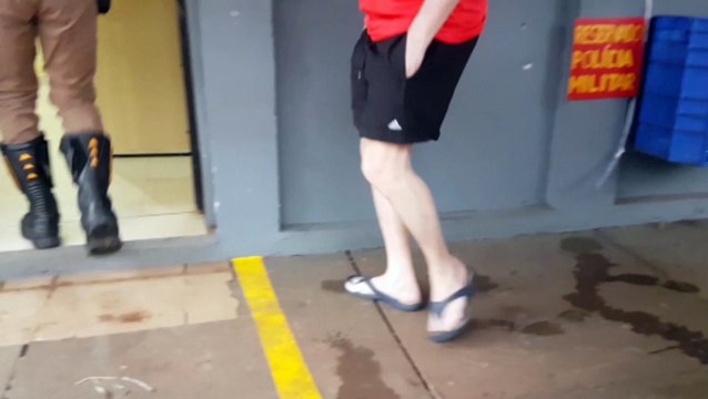 Após se envolver em acidente de trânsito na Região Central, homem é detido pelo crime de embriaguez ao volante