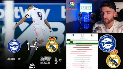 REAL MADRID VS ALAVES 4-1 !! BENZEMA ENCORE LUI ! HAZARD ENFIN BUTEUR !