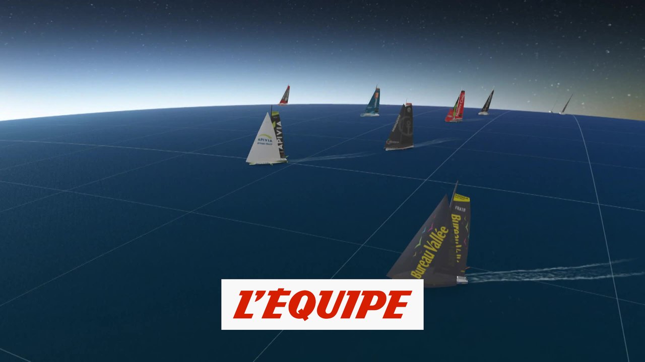 La cartographie du samedi 23 janvier - Voile - Vendée Globe