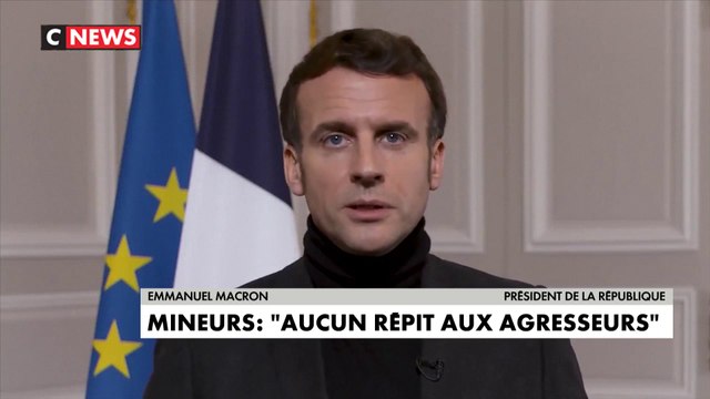 Emmanuel Macron s'adresse aux victimes de violences sexuelles sur mineur