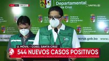 Santa Cruz reporta 544 casos de COVID este sábado, Sedes afirma que el contagio continúa