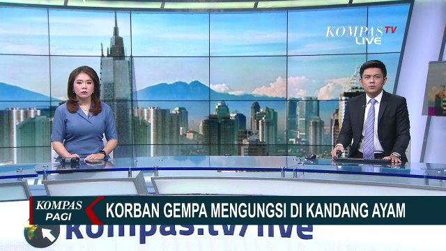 Belum Dapat Bantuan, Warga Korban Gempa Majene Mengungsi di Kandang Ayam