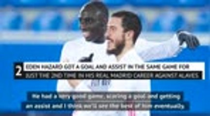 Real coach Bettoni backing Hazard to come good after goal v Alaves