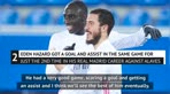 Real coach Bettoni backing Hazard to come good after goal v Alaves