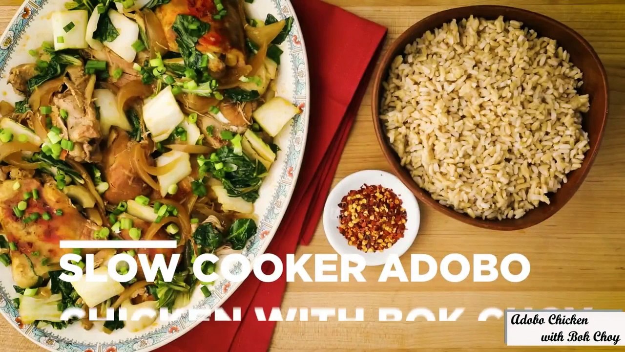 Slow Cooker Adobo Chicken with Bok Choy Recipe