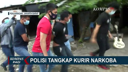 Aksi Polisi Bekuk Kurir Sabu Saat Hendak Beraksi di Penjaringan!