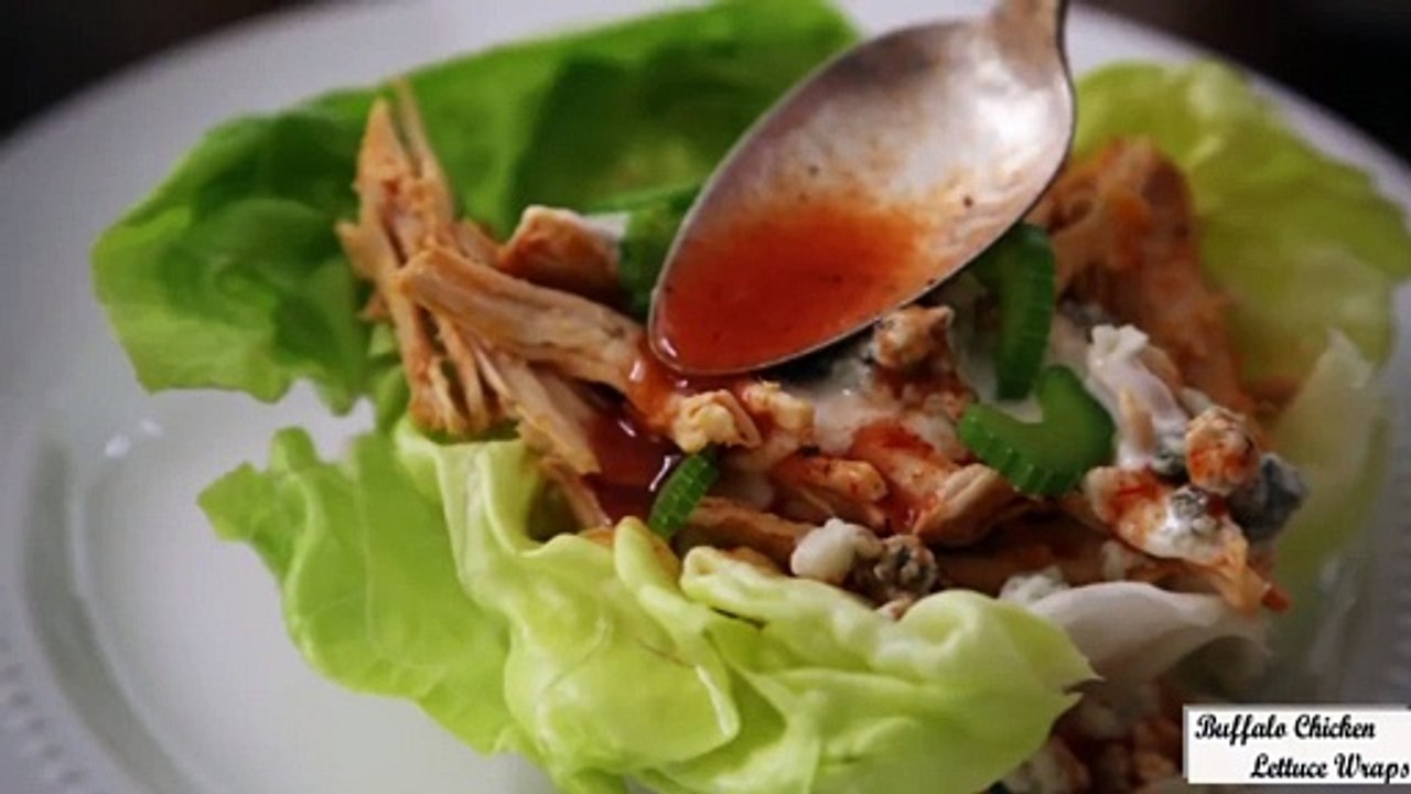 Slow Cooker Buffalo Chicken Lettuce Wraps Recipe